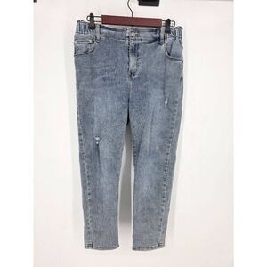 MO-BO Women's Vintage paper bag waist‎ Jeans Size XL